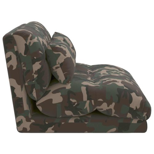  Padló szék Katonai zöld 110 x 82 x 55 cm szövet