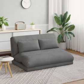  Padló szék Sötétszürke 110 x 82 x 55 cm Bársony