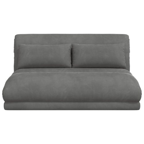  Padló szék Sötétszürke 110 x 82 x 55 cm Bársony