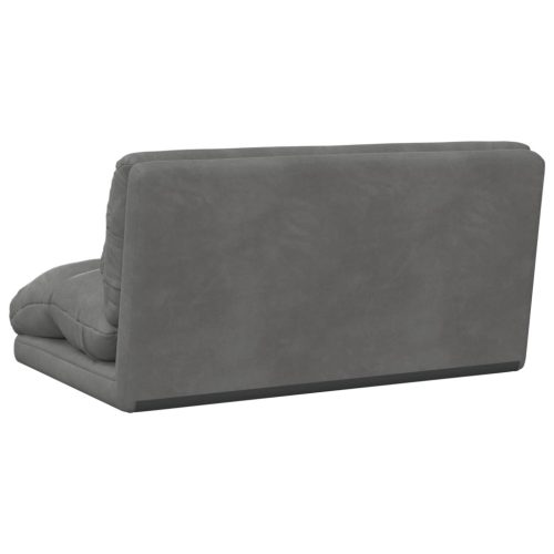  Padló szék Sötétszürke 110 x 82 x 55 cm Bársony