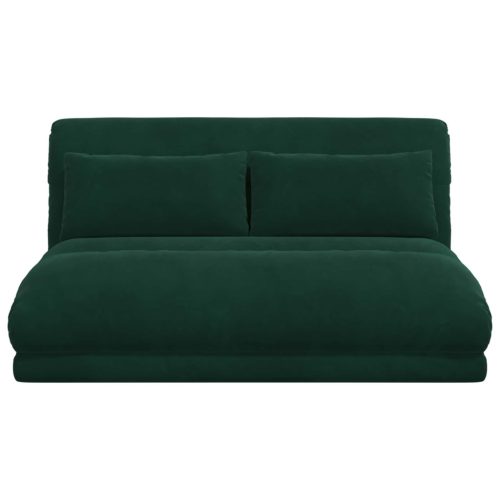  Padló szék Sötétzöld 110 x 82 x 55 cm Bársony