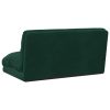  Padló szék Sötétzöld 110 x 82 x 55 cm Bársony