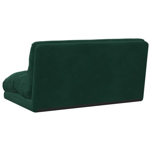  Padló szék Sötétzöld 110 x 82 x 55 cm Bársony