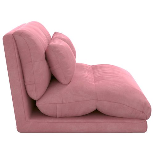  Padló szék Rózsaszín 110 x 82 x 55 cm Bársony