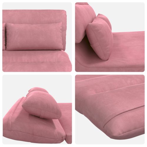  Padló szék Rózsaszín 110 x 82 x 55 cm Bársony