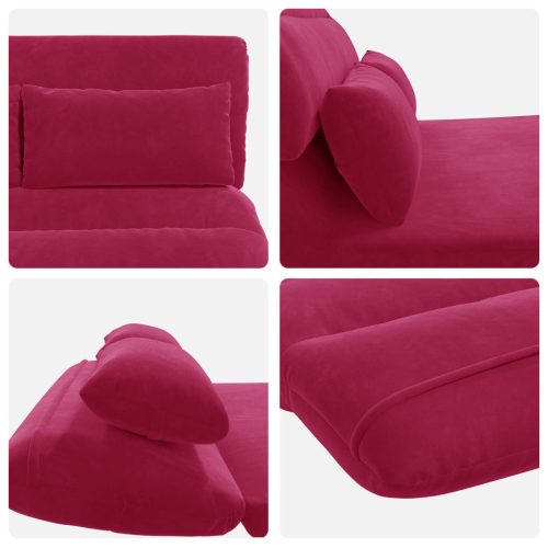  Padló szék Bordó 110 x 82 x 55 cm Bársony