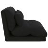  Padló szék Fekete 110 x 82 x 55 cm Bársony