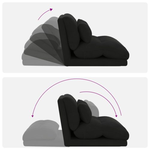  Padló szék Fekete 110 x 82 x 55 cm Bársony