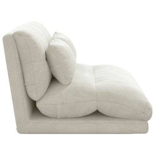  Padló szék Krém 110 x 82 x 55 cm Bársony