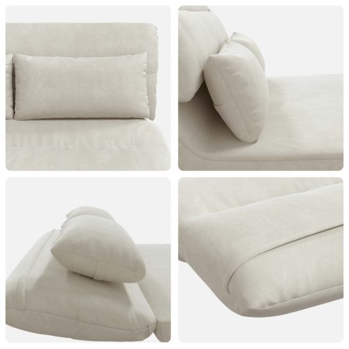  Padló szék Krém 110 x 82 x 55 cm Bársony