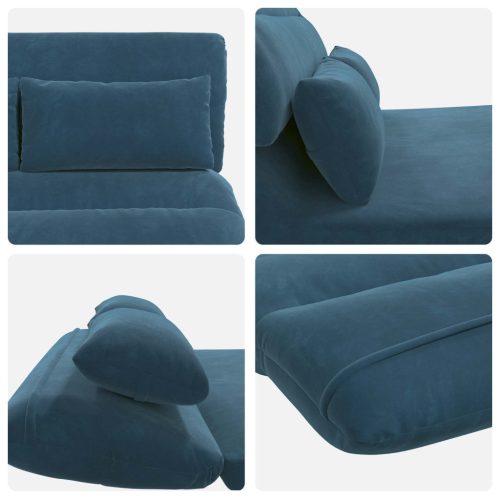  Padló szék Kék 110 x 82 x 55 cm Bársony