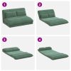  Padló szék Tengeri Zöld 110 x 82 x 55 cm Bársony
