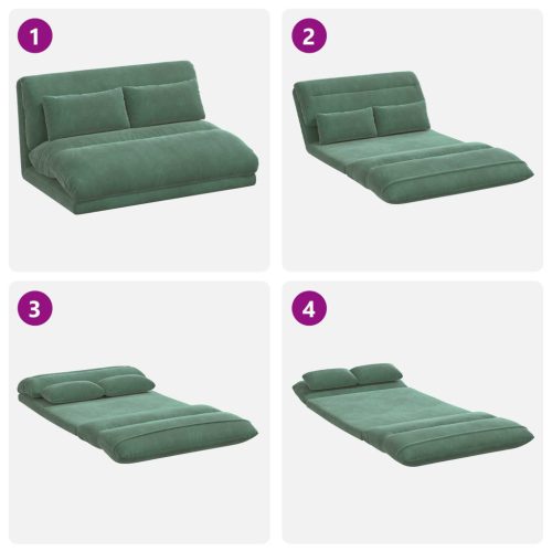  Padló szék Tengeri Zöld 110 x 82 x 55 cm Bársony