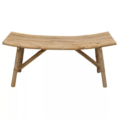  Kerti pad Természetes 110 x 45 x 50 cm Bambusz