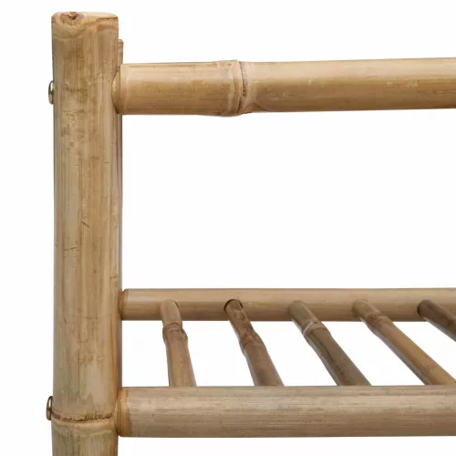  Cipőtartó polcokkal Természetes 68 x 28 x 96 cm Bambusz