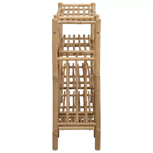  Cipőtartó polcokkal Természetes 88 x 27 x 80 cm Bambusz