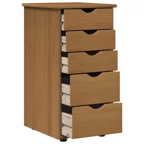  Cabinet Méz barna 34 x 39 x 61,5 cm Tömör fenyőfa