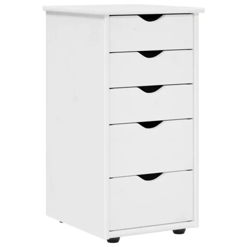  Cabinet Fehér 34 x 39 x 61,5 cm Tömör fenyőfa