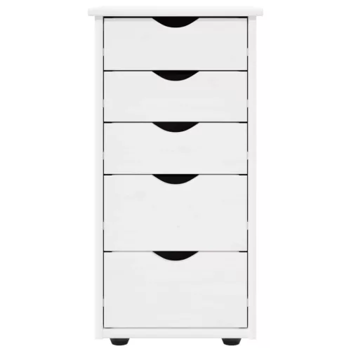  Cabinet Fehér 34 x 39 x 61,5 cm Tömör fenyőfa
