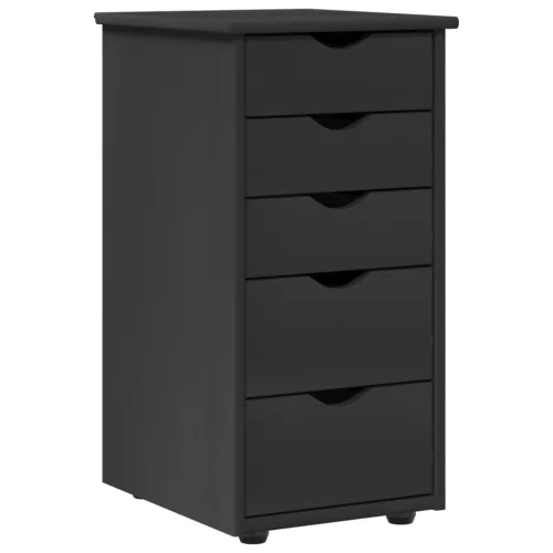  Cabinet Szürke 34 x 39 x 61,5 cm Tömör fenyőfa