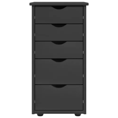  Cabinet Szürke 34 x 39 x 61,5 cm Tömör fenyőfa