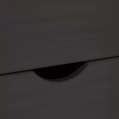  Görgős szekrény kerékkel Szürke 34 x 39 x 65,5 cm Tömör fenyő