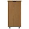  Görgős szekrény Méz barna 34 x 39 x 65,5 cm Tömör fenyőfa
