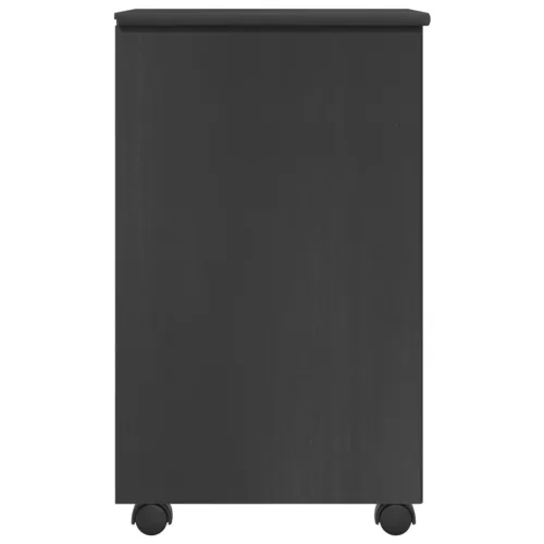  Görgős szekrény kerékkel Szürke 34 x 39 x 65,5 cm Tömör fenyőfa