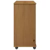 Görgős szekrény Méz barna 63,5 x 39 x 79 cm Tömör fenyőfa