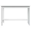  Asztal Fehér 112 x 50 x 75 cm Tömör fenyőfa