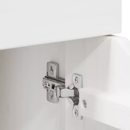  Görgős szekrény Fehér 63,5 x 39 x 65,5 cm Tömör fenyőfa