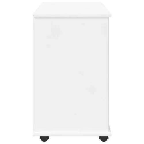  Görgős szekrény Fehér 63,5 x 39 x 65,5 cm Tömör fenyőfa