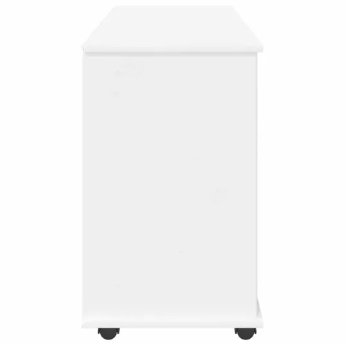  Görgős szekrény kerékkel Fehér 100 x 39 x 65,5 cm Tömör fenyőfa