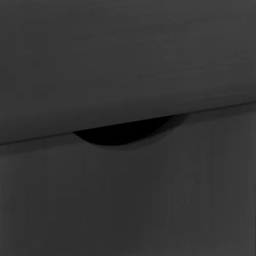  Görgős szekrény Szürke 100 x 39 x 65,5 cm Tömör fenyőfa