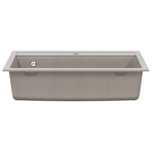  Mosogató Szürke 795 x 505 mm 80% kvarc és 20% gyanta