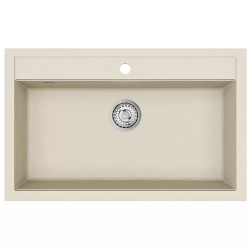  Mosogató Bézs 795 x 505 mm 80% kvarc és 20% gyanta