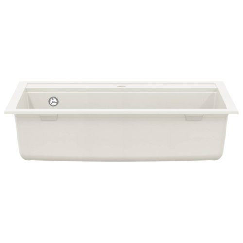  Mosogató Fehér 795 x 505 mm 80% kvarc és 20% gyanta