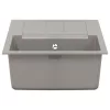  Mosogató Szürke 780 x 500 mm 80% Kvarc és 20% Gyanta