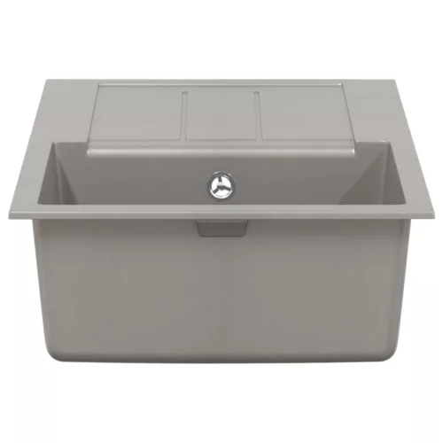  Mosogató Szürke 780 x 500 mm 80% Kvarc és 20% Gyanta