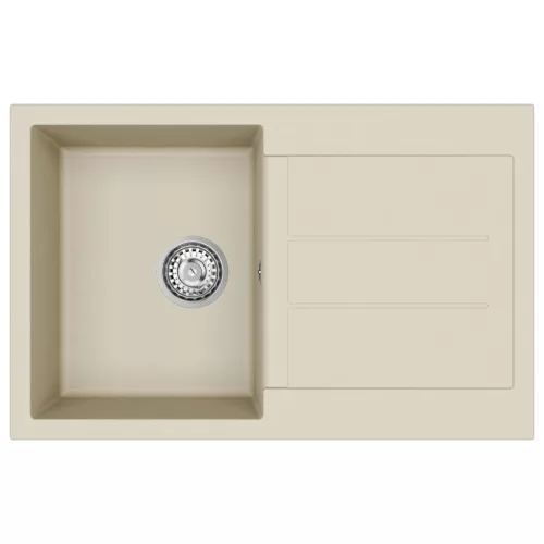  Mosogató Bézs 780 x 500 mm 80% Kvarc és 20% Gyanta