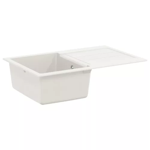  Mosogató Fehér 780 x 500 mm 80% Kvarc és 20% Gyanta