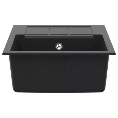  Mosogató Fekete 620 x 500 mm 80% Kvarc és 20% Gyanta