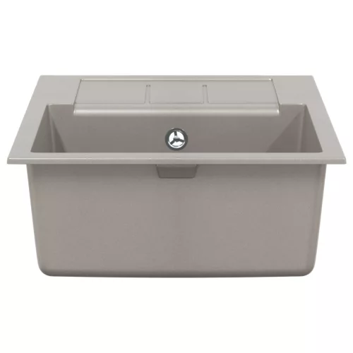  Mosogató Szürke 620 x 500 mm 80% Kvarc és 20% Gyanta