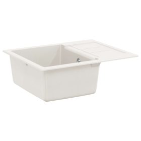  Mosogató Fehér 620 x 500 mm 80% Kvarc és 20% Gyanta