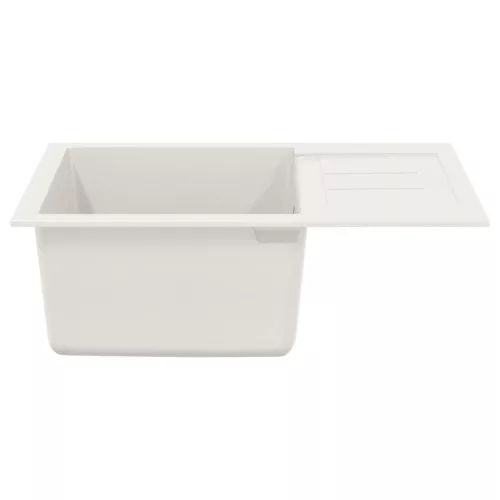  Mosogató Fehér 620 x 500 mm 80% Kvarc és 20% Gyanta