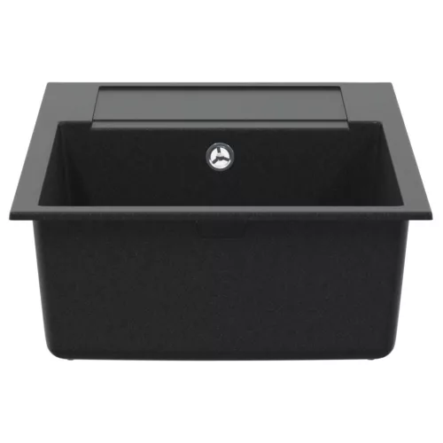  Mosogató Fekete 780 x 500 mm 80% Kvarc és 20% Gyanta