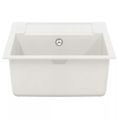  Mosogató Fehér 780 x 500 mm 80% Kvarc és 20% Gyanta