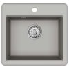  Mosogató Szürke 470 x 440 mm Gránit
