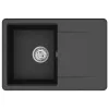  Mosogató Fekete 670 x 460 mm Gránit