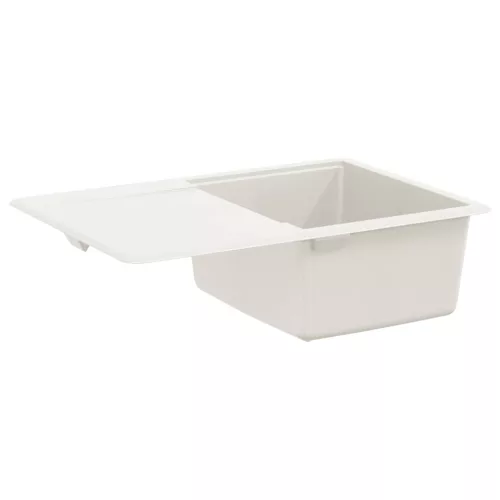  Mosogató Fehér 670 x 460 mm 80% Kvarc és 20% Gyanta